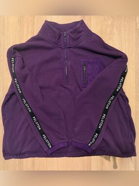 Peloton Purple Half-Zip Pullover